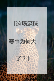 这场足球赛事为何火了？