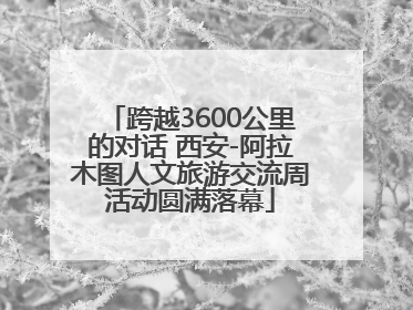 跨越3600公里的对话 西安-阿拉木图人文旅游交流周活动圆满落幕
