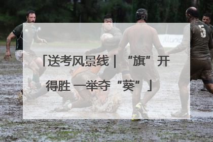 送考风景线｜“旗”开得胜 一举夺“葵”