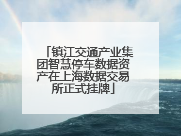 镇江交通产业集团智慧停车数据资产在上海数据交易所正式挂牌