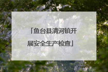 鱼台县清河镇开展安全生产检查