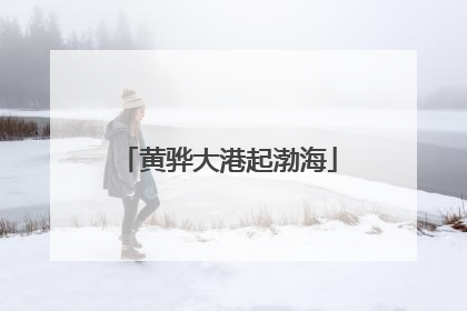 黄骅大港起渤海