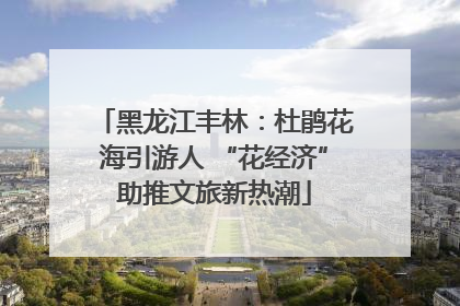 黑龙江丰林：杜鹃花海引游人 “花经济”助推文旅新热潮