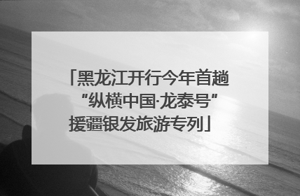 黑龙江开行今年首趟“纵横中国·龙泰号”援疆银发旅游专列