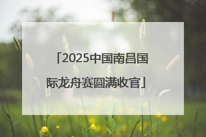 2025中国南昌国际龙舟赛圆满收官