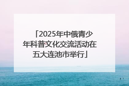 2025年中俄青少年科普文化交流活动在五大连池市举行