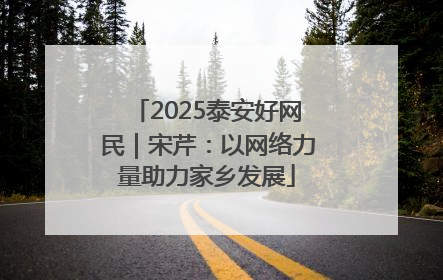 2025泰安好网民｜宋芹：以网络力量助力家乡发展