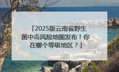 2025版云南省野生菌中毒风险地图发布！你在哪个等级地区？