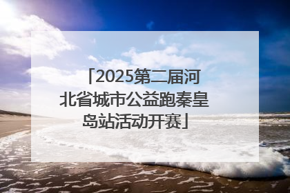 2025第二届河北省城市公益跑秦皇岛站活动开赛