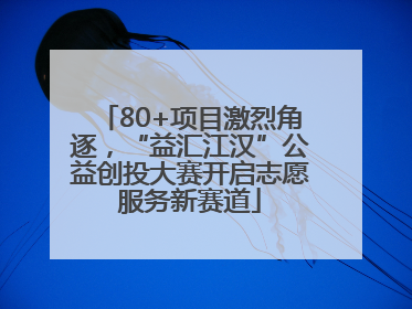 80+项目激烈角逐，“益汇江汉”公益创投大赛开启志愿服务新赛道