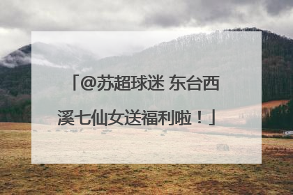 @苏超球迷 东台西溪七仙女送福利啦！