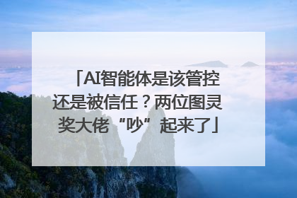 AI智能体是该管控还是被信任？两位图灵奖大佬“吵”起来了
